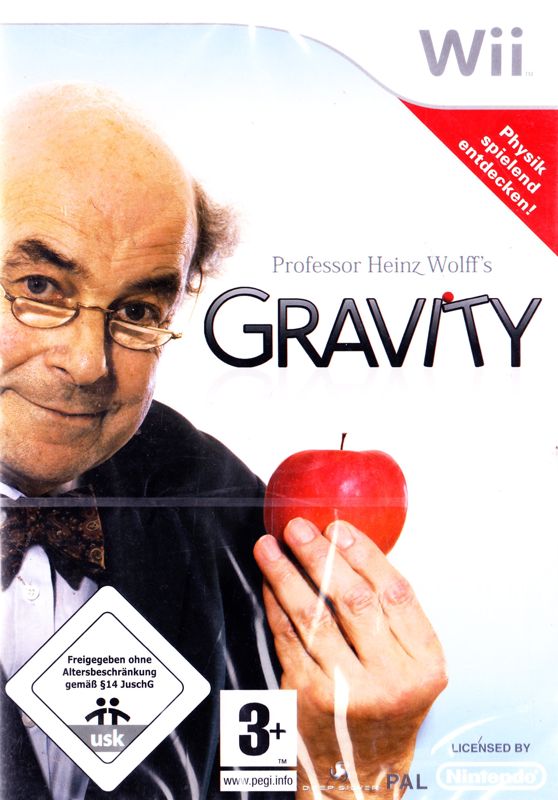 Professor Heinz Wolff's Gravity box art for Wii
